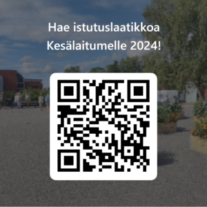 QR-koodi istutuslaatikon varausta varten.